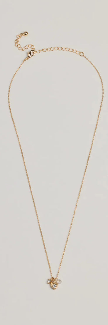 Upgrade your style game for 2025 with the Whimsical Charming Beauty Pendant Necklace in gold, perfect for any fashion-forward wardrobe.