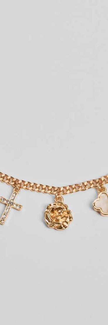 Touch Of Chic Charm Pendant Necklace