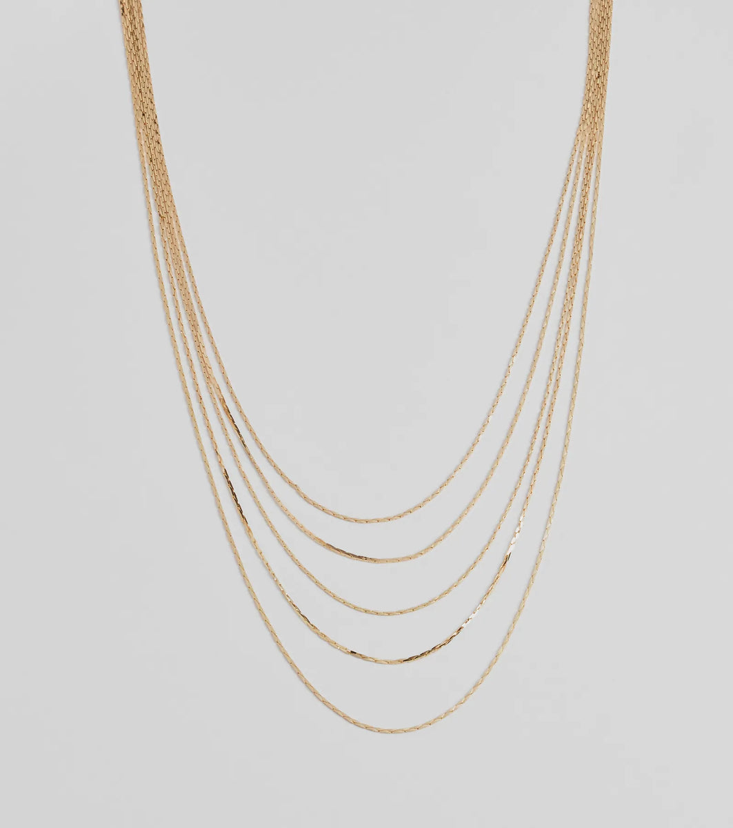 Keep It Layered Chain Necklace | Windsor