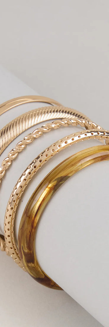 Bangle Princess Five-Pack Bracelet Set