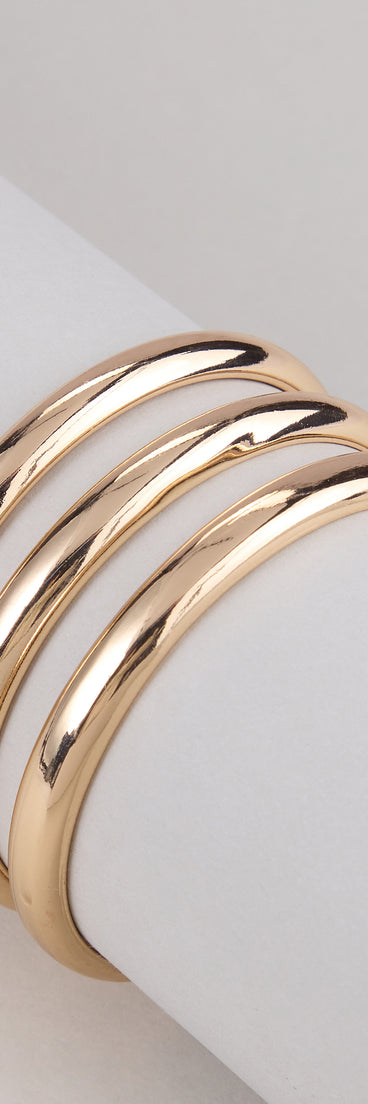 Triple Take Bangle Bracelet Set