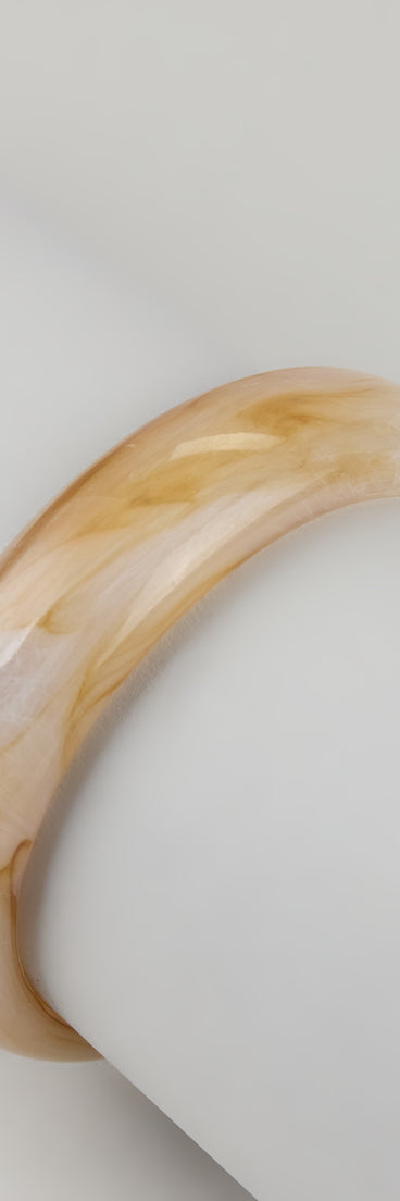 Effortless Style Acrylic Bangle Bracelet