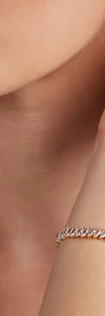 Simple Elegance Tennis Bracelet