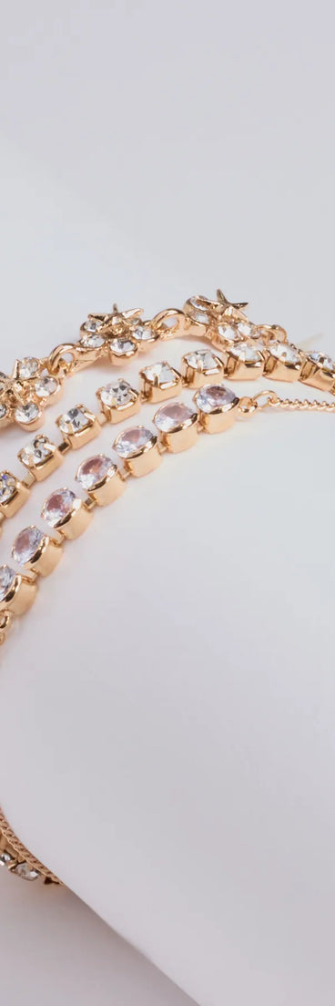 Floral Passion Three-Pack Bracelet Set