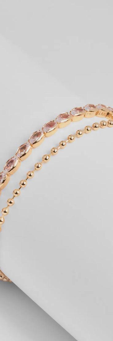 Glam Mood Beaded Stone Bracelet