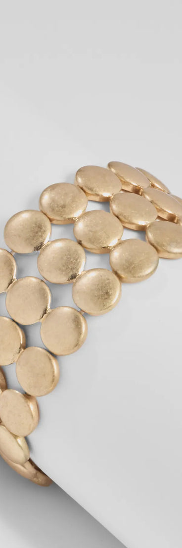 Gleaming Luxe Metal Cuff Bracelet