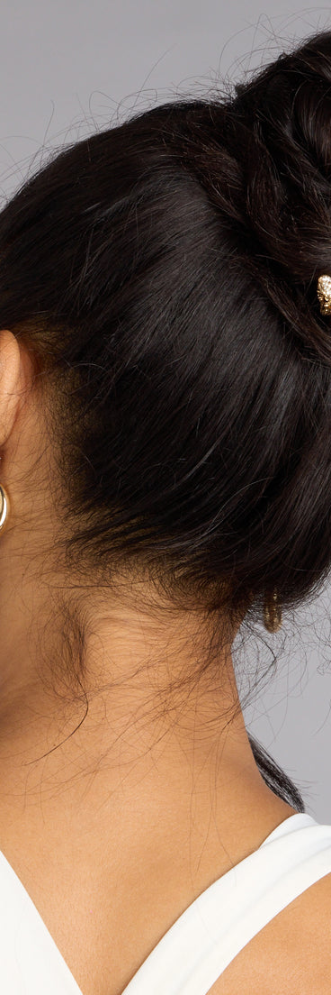 Rhinestone Flutter Butterfly Hair Clips