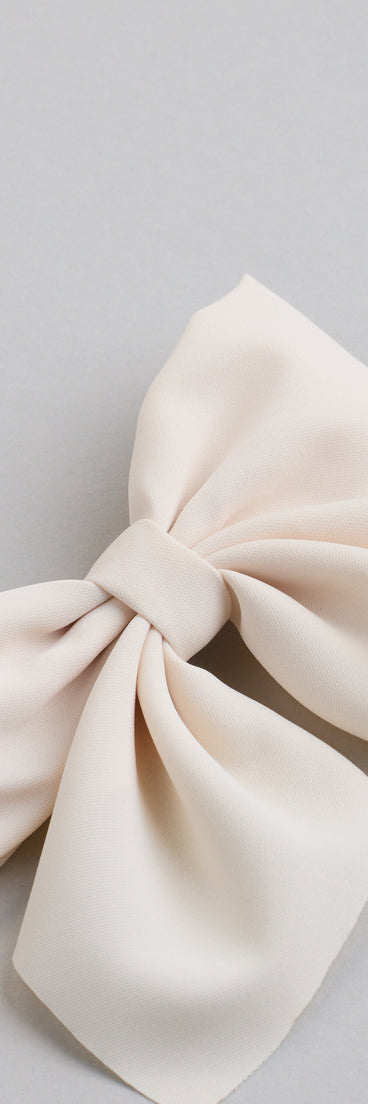 Simplicity Is Chic Hair Bow Clip