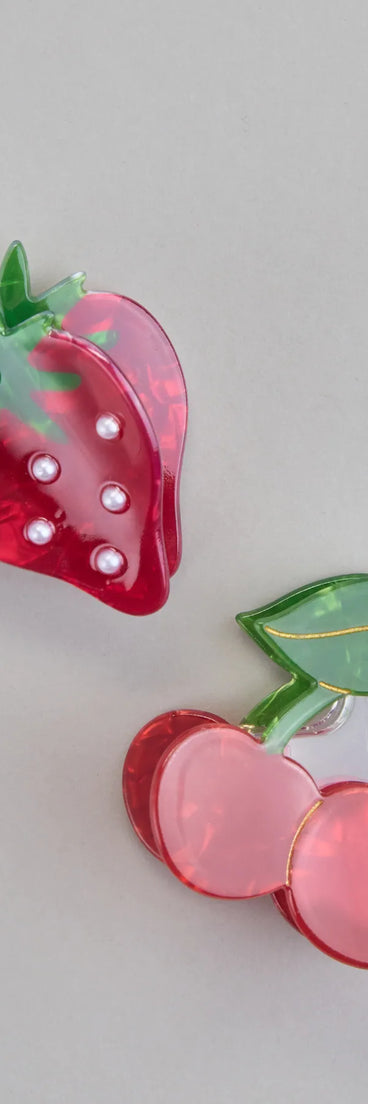 Juicy Sweet Fruit Claw Clip Two Pack