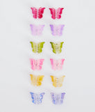 '90s Babe Butterfly Hair Clip Pack