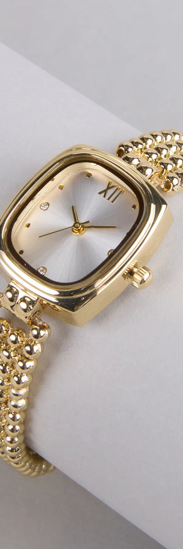 Fashionably Late Beaded Watch