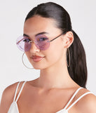 Trendy Happy Face Statement Sunglasses