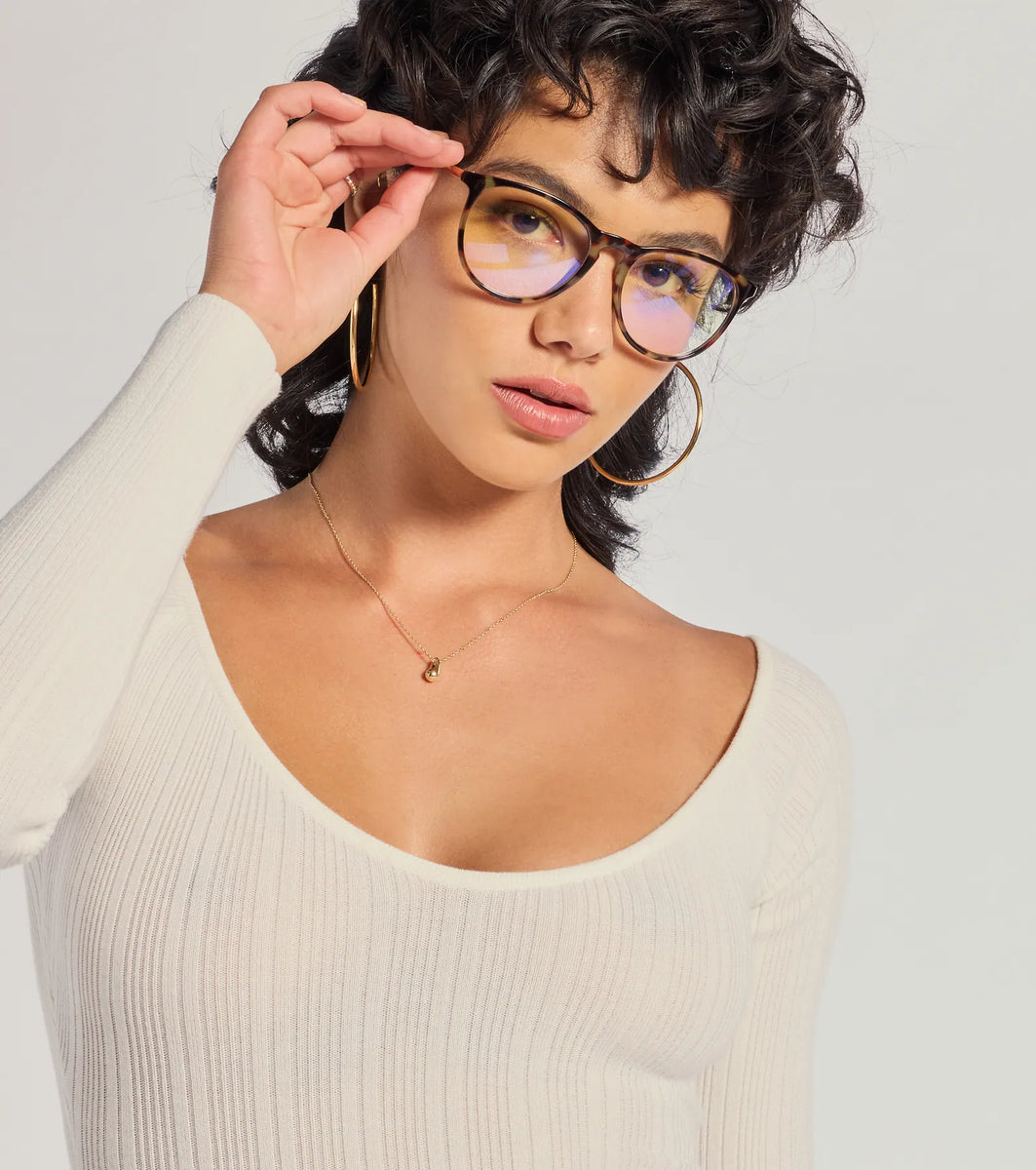 The Modern Tortoiseshell Blue Light Eyeglasses | Windsor