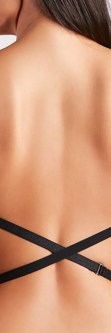 Plunge Low-Back Bra