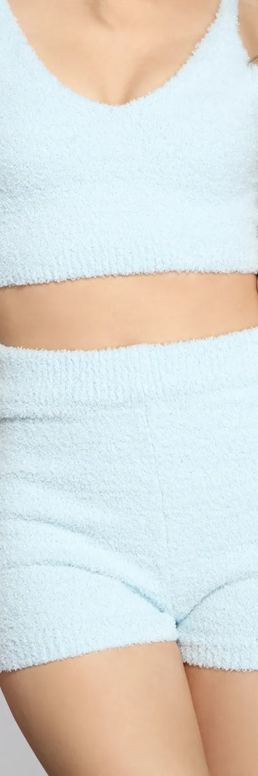 Cozy Chenille Pajama Shorts