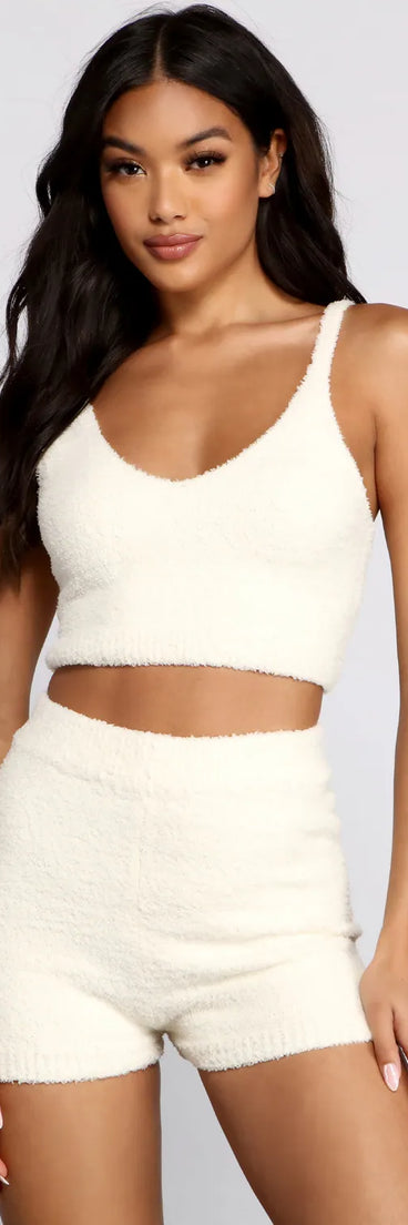 Cozy Chenille Pajama Bralette