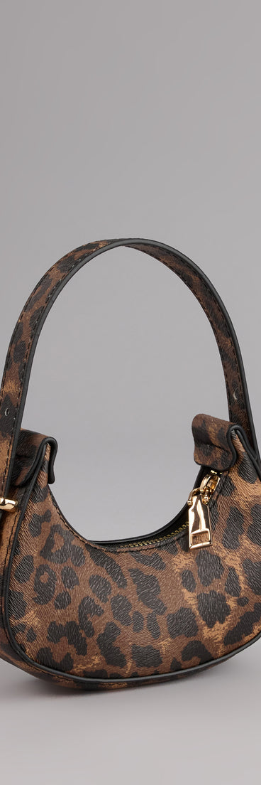 Catwalk Ready Leopard Mini Purse Wallet