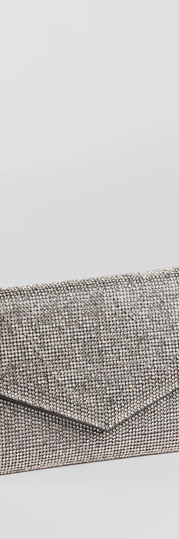 Moment of Luxe Rhinestone Wristlet