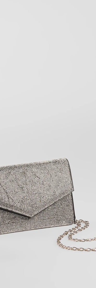 Moment of Luxe Rhinestone Wristlet