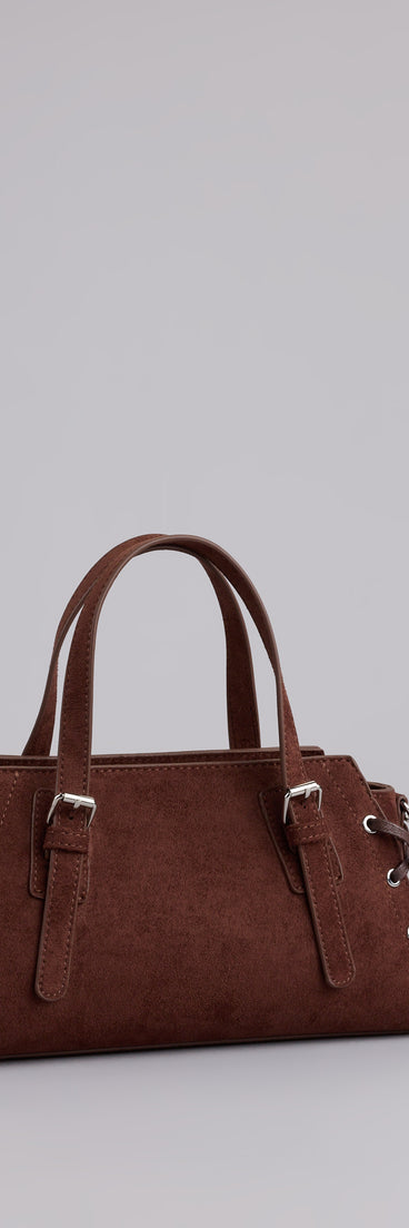 Get inspired with the By My Side Lace-Up Mini Tote Bag, a feed-worthy piece that’s part of Windsor's updated and curated women’s clothing edit packed with must-have fall outfit ideas.