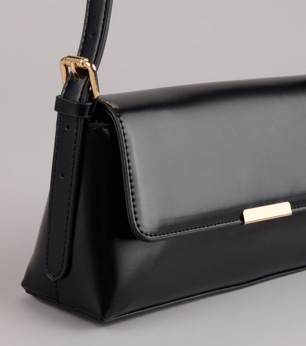 It Girl Vibe Faux Leather Shoulder Bag | Windsor