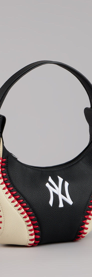Street Style NY Yankees Baseball Shoulder Bag