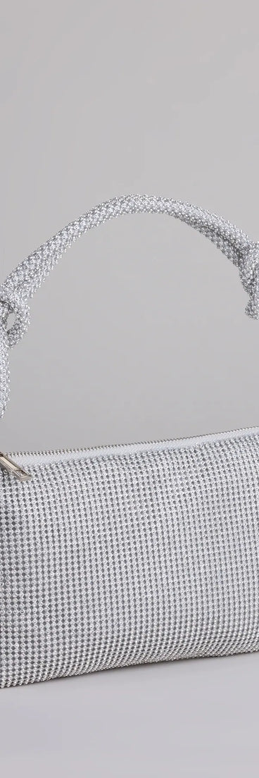 Glow Up Tonight Rhinestone Shoulder Bag