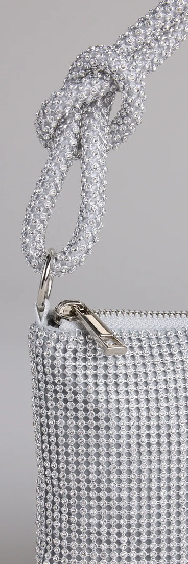 Glow Up Tonight Rhinestone Shoulder Bag