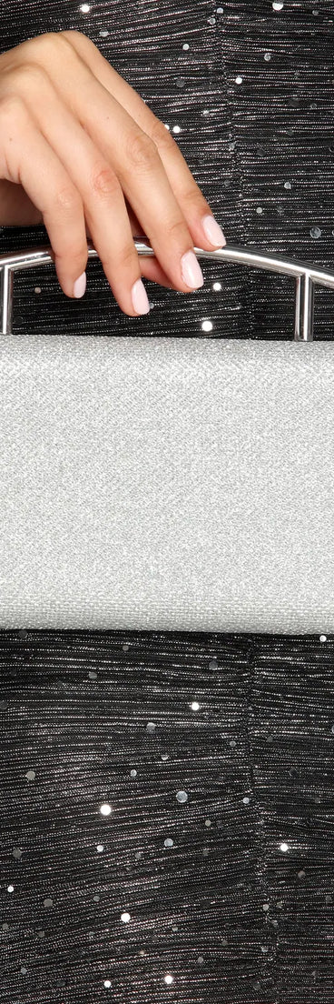 'Tis The Season To Sparkle Glitter Clutch