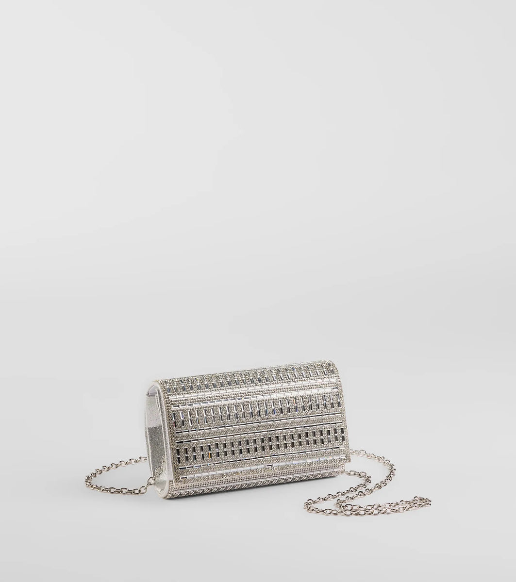 ◆JOY GRYSON◆ Glam Clutch LW1AA3640_10 So Glam Rhinestone And Baguette Stone Clutch | Windsor