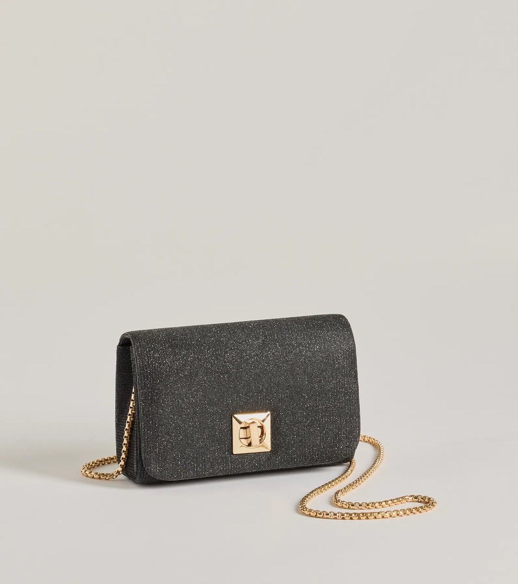 Here For The Party Metallic Crossbody Clutch | Windsor