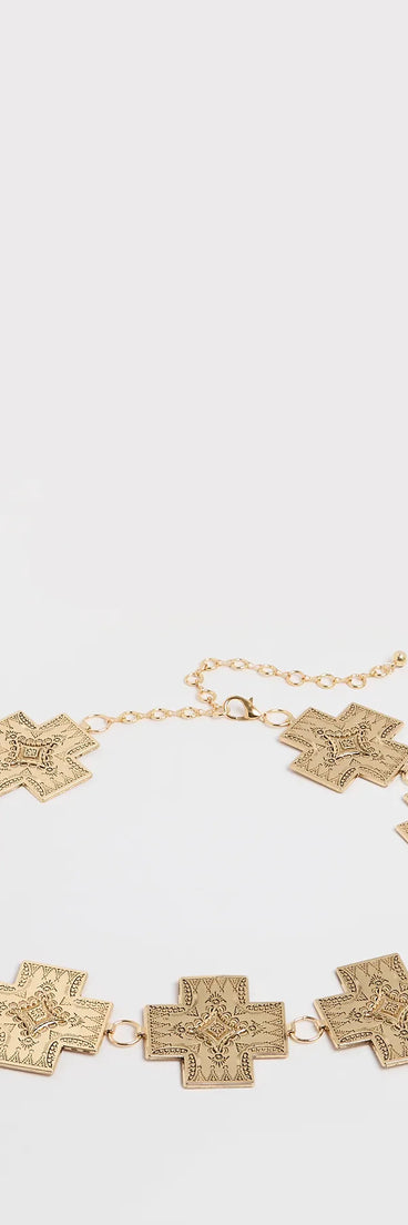 Desert Babe Cross Concho Belt