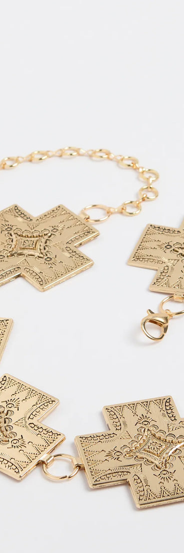 Desert Babe Cross Concho Belt