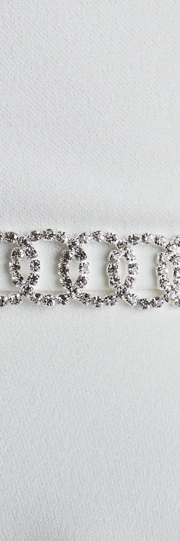 Loops Of Luxe Rhinestone Belt