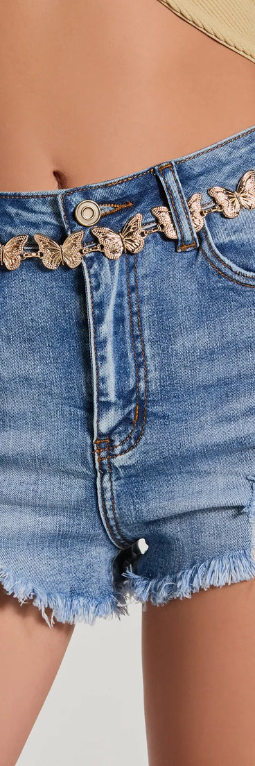 Looking Fly Butterfly Chain Belt