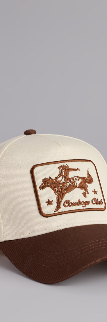 Cowboys Club Two-Tone Baseball Cap