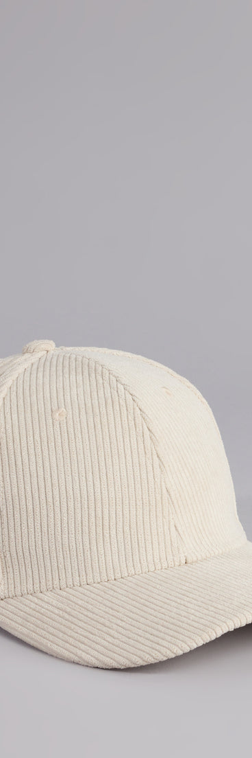 This piece brings trend-right energy to the Autumn Stroll Corduroy Baseball Cap, perfect for fall outfits that stand out.
