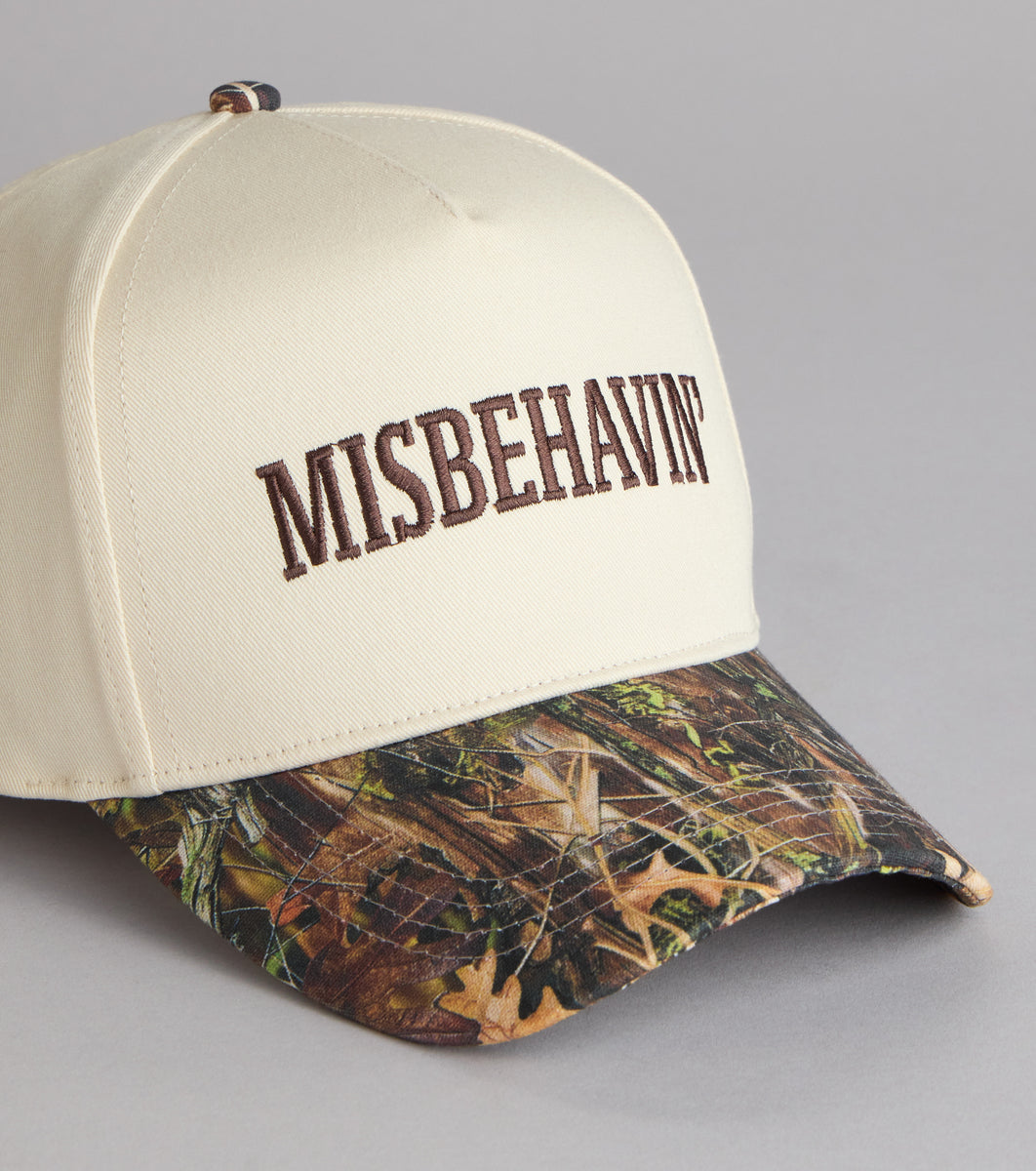 Misbehavin' Camouflage Baseball Cap | Windsor