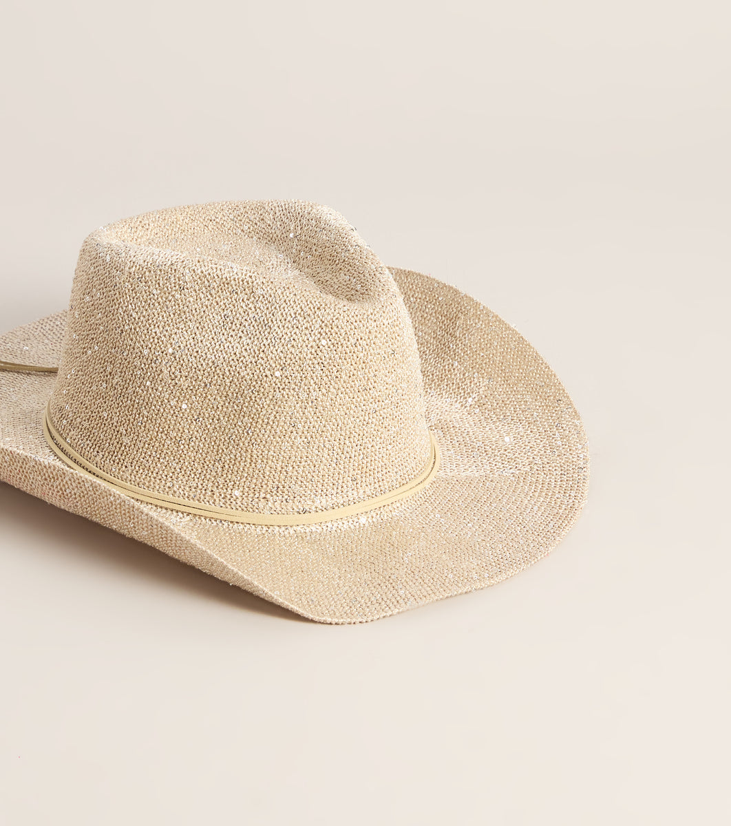 Sparkle Rodeo Sequin Cowboy Hat | Windsor display picture 1