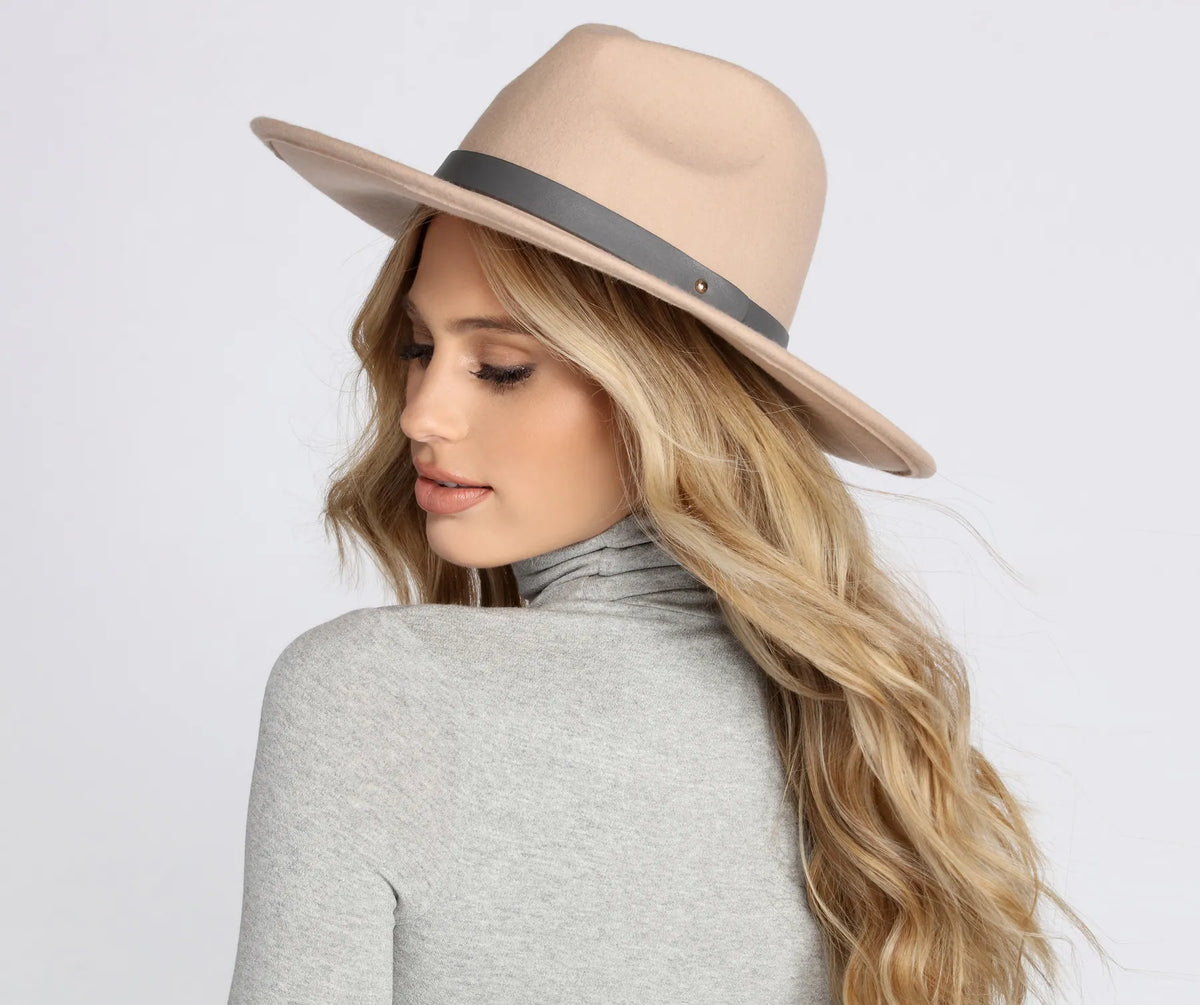 All You Need Wide-Brim Fedora Hat | Windsor