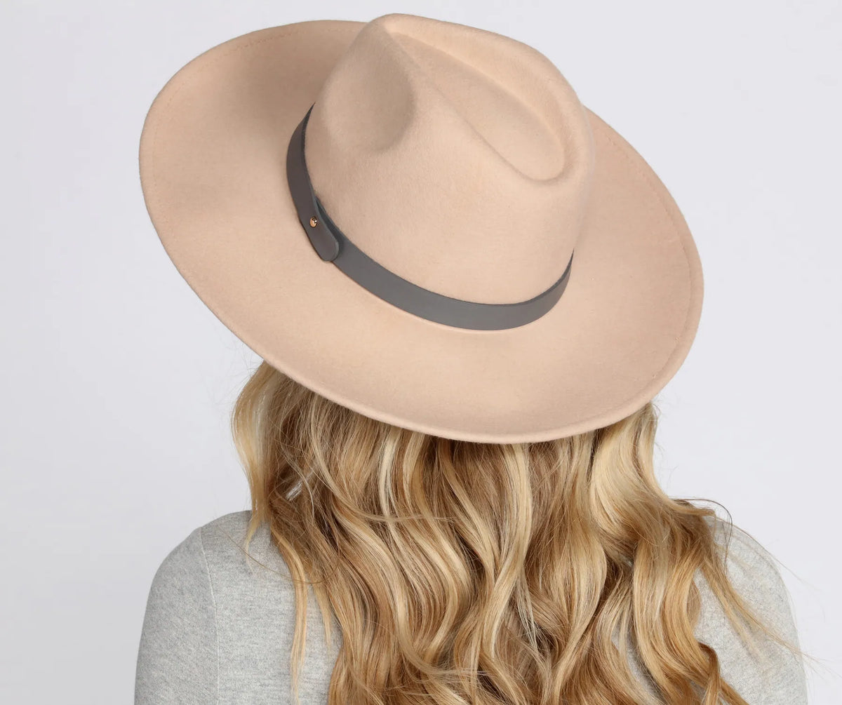 All You Need Wide-Brim Fedora Hat | Windsor display picture 3