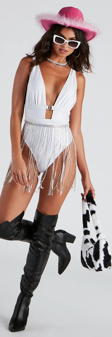 Western Chick Marabou Feather Cowboy Hat