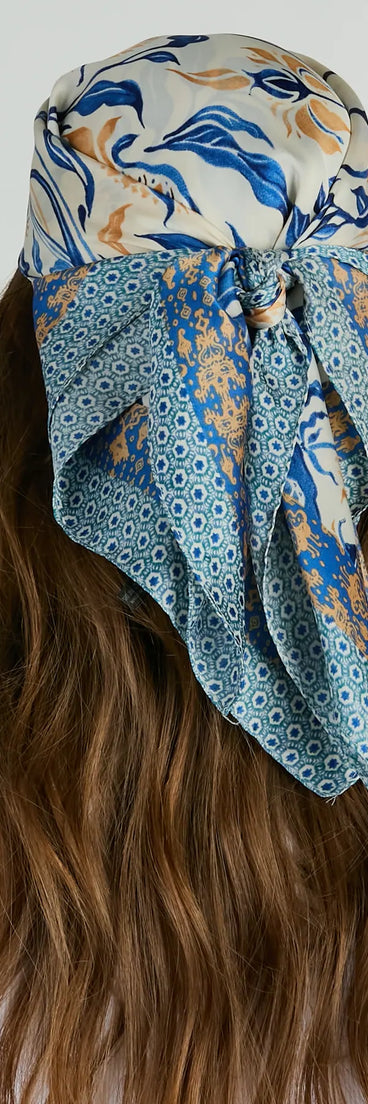 Get inspired with the Radiant Accent Floral Boho Satin Scarf, a feed-worthy multi-color piece that’s part of Windsor's updated and curated women’s clothing edit packed with must-have fall outfit ideas.