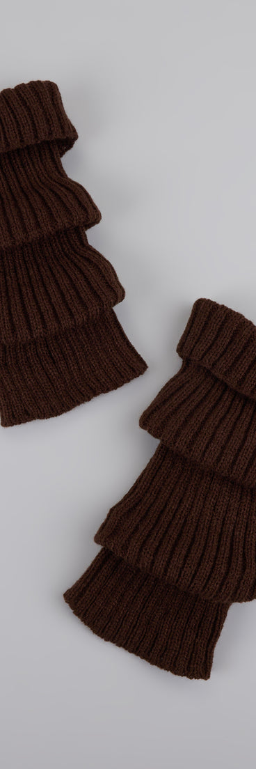 Get inspired with the Stylish Layer Rib Knit Leg Warmers, a feed-worthy piece that’s part of Windsor's updated and curated women’s clothing edit packed with must-have fall outfit ideas.