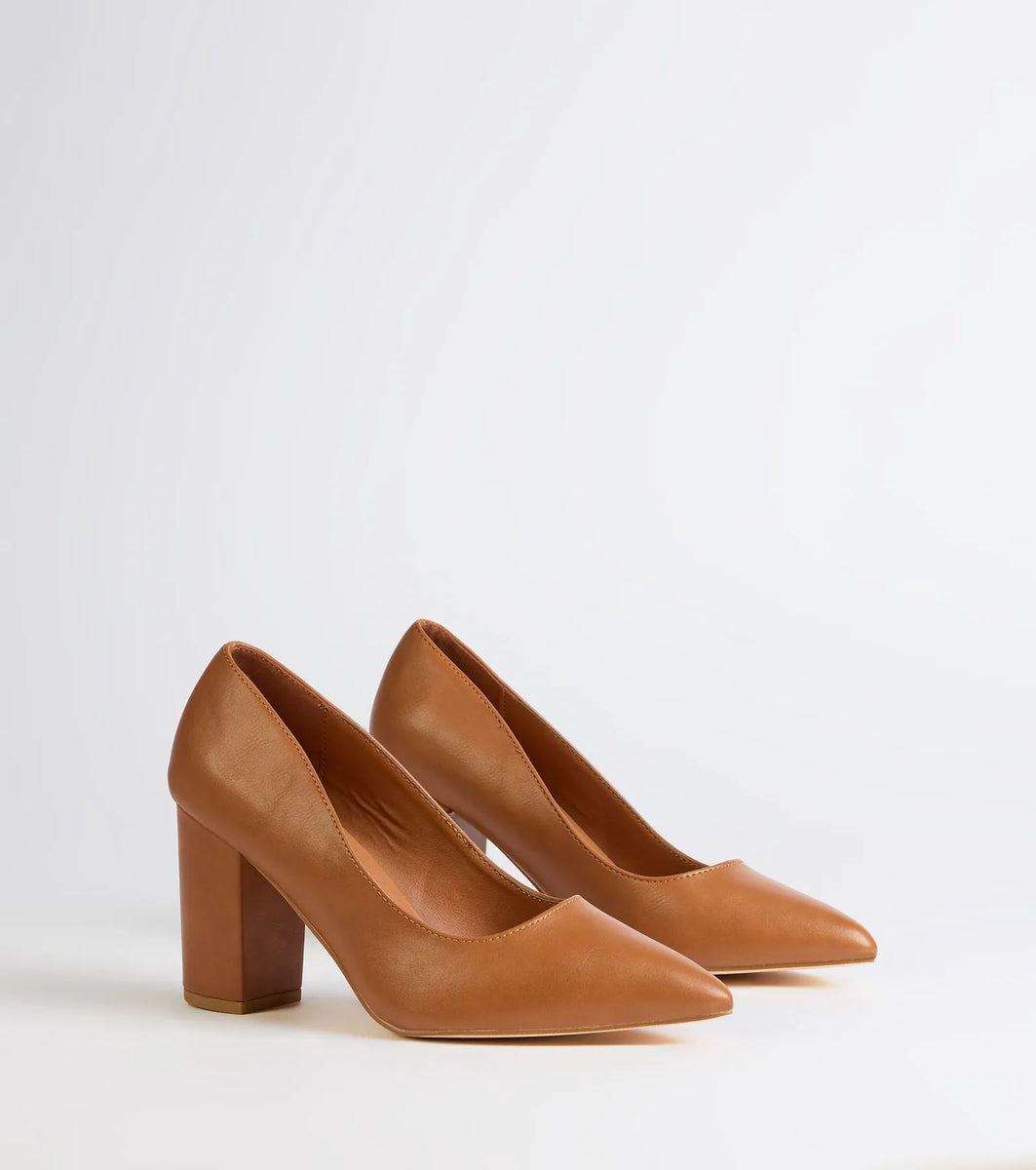 All Classy Block Heel Pumps | Windsor
