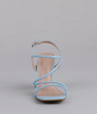 Flirt Mode Activated Strappy Block Heels
