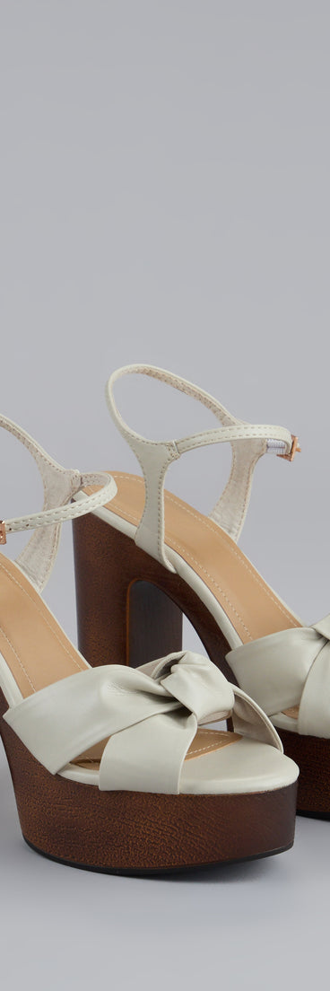 Rise Above Platform Block Heels