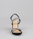 Night Luxe Rhinestone Block Heels