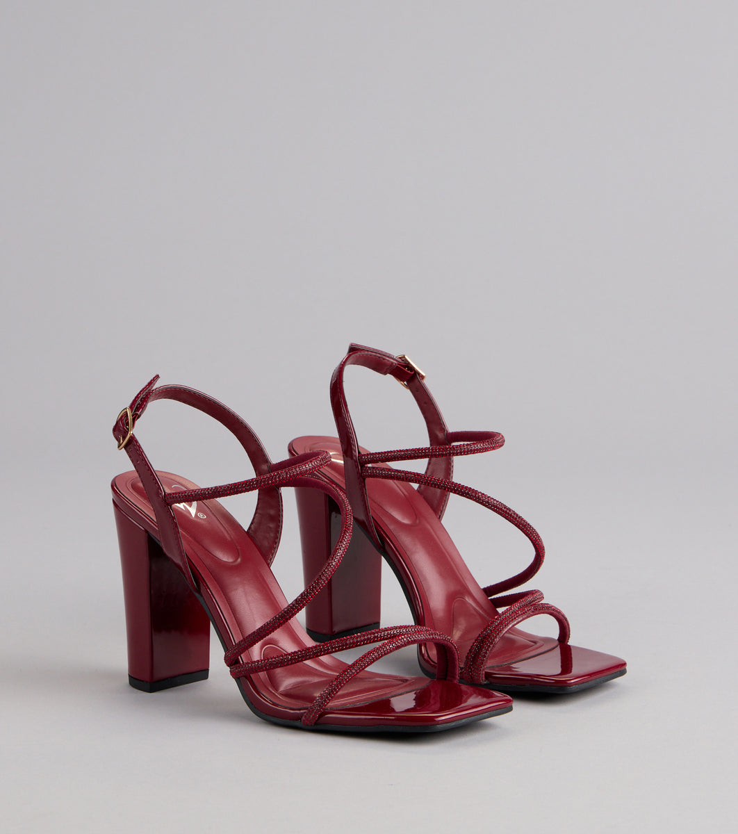 chic Chic Crush Strappy Block Heels | Windsor