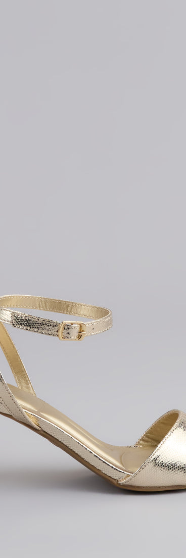 Chic Strides Kitten Stiletto Heels